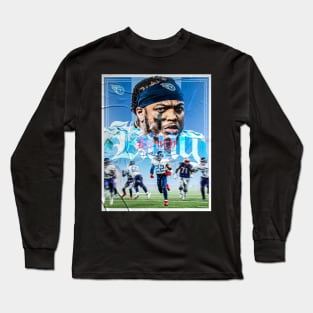 Derrick Henry Tennessee Sports Art Long Sleeve T-Shirt